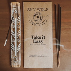 Shy Wolf Candles - Take it Easy Incense