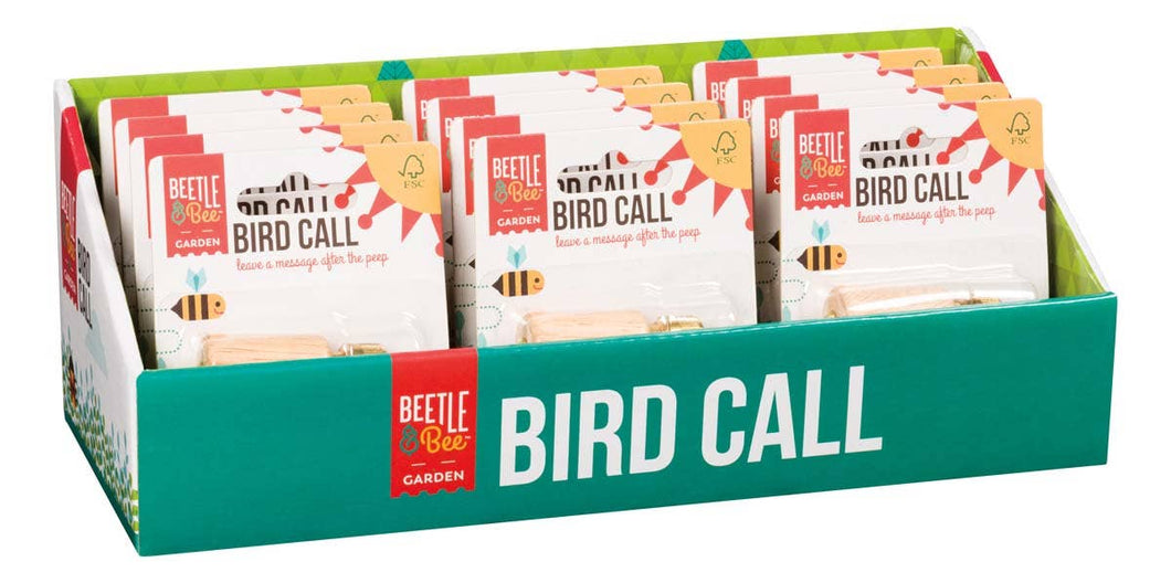 Toysmith - Beetle & Bee Bird Call - FSC Certified, Outdoor Play