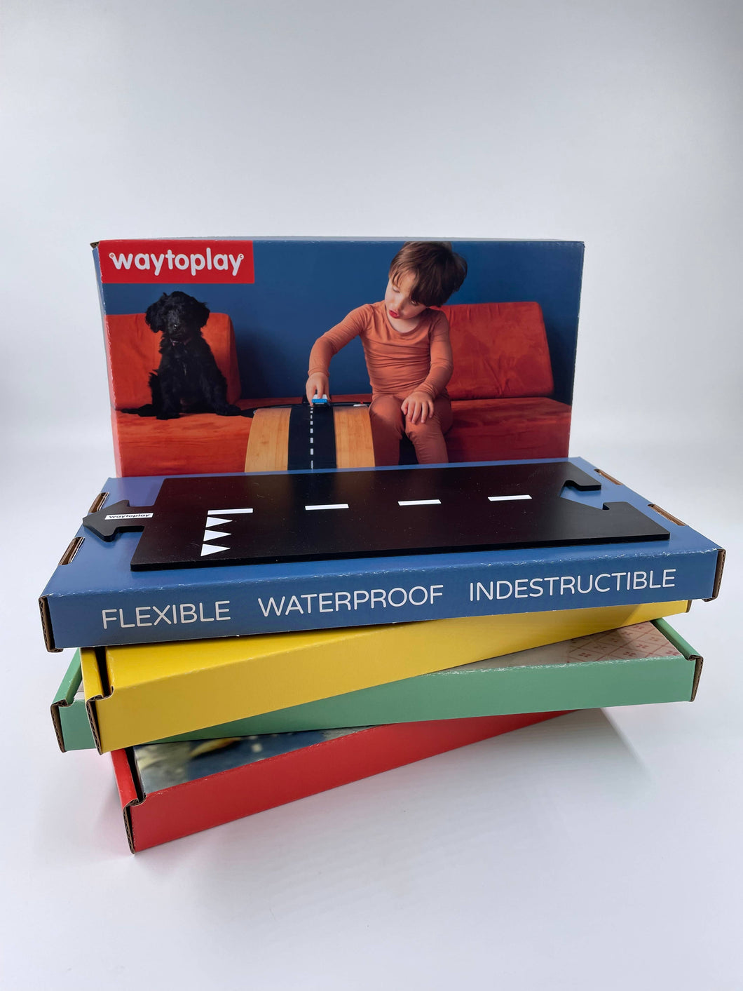 Waytoplay Toys - USA - Flexible Toy Road - Counter Display & Demo Kit
