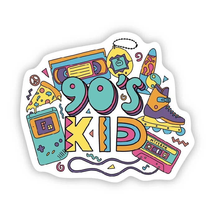 Big Moods - 90s Kid Sticker