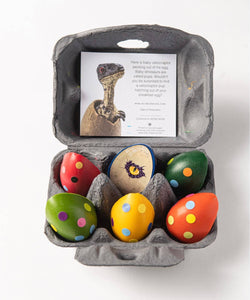 eco-kids - dinosaur eggs beeswax crayons, case of 6