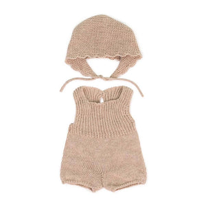 Miniland - Knitted Doll Outfit 15” – Rompers & Bonnet