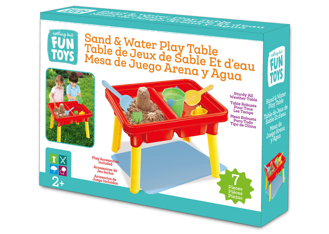 Hauck Toys - Nothing But Fun Toys -Sand & Water Sensory Playtable Playset