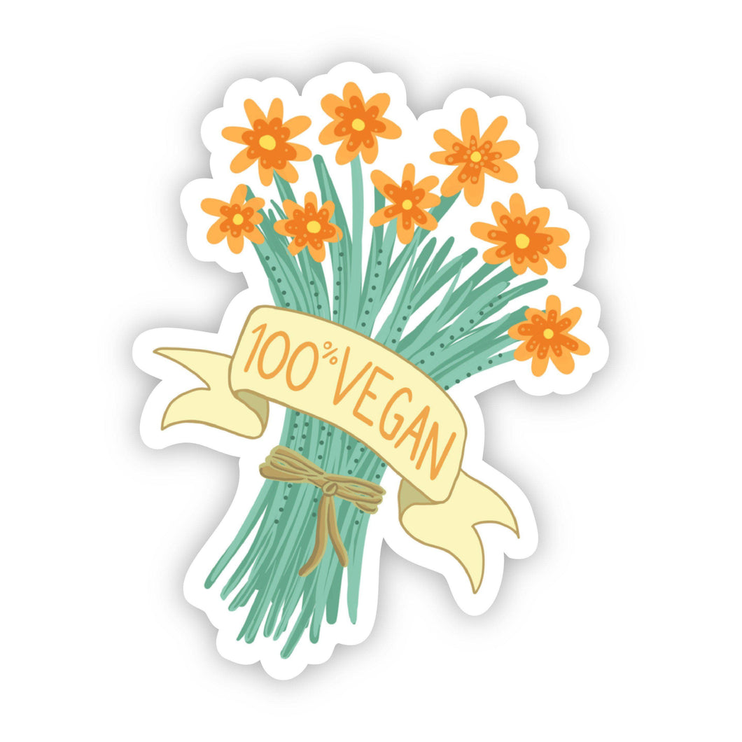 Big Moods - 100% Vegan Floral Sticker