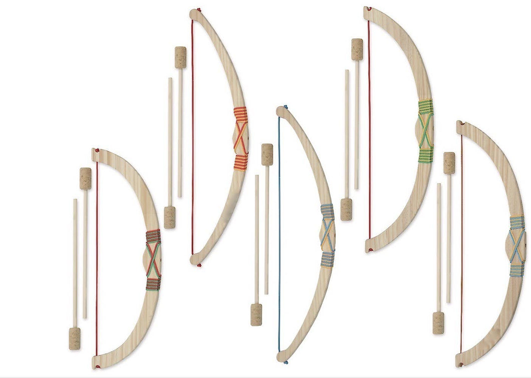 Axe Selection - Arcs 52 et 57 cm bois naturel + 2 flèches (Nouveauté)