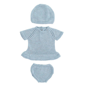 Miniland - Knitted Doll Outfit 15 3/4'' – Dress & Hat