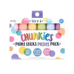 OOLY - Chunkies Paint Sticks: Pastel - Set of 6