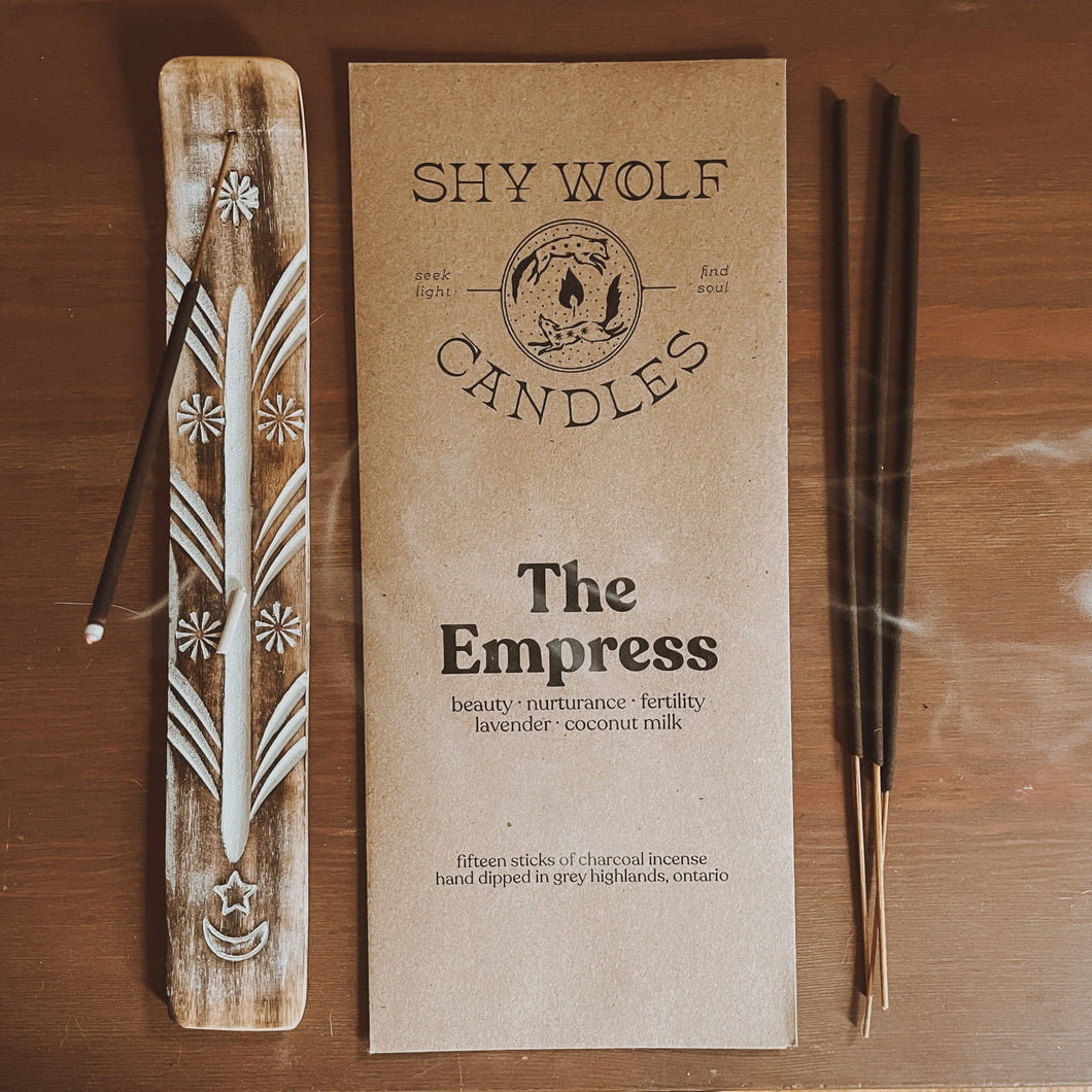 Shy Wolf Candles - The Empress Incense