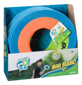 Toysmith - GO! Play 10" Beamo-Flying Disk-Outdoor Play