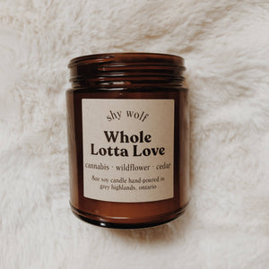 Shy Wolf Candles - Rock and Roll Candle - Whole Lotta Love