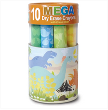 Load image into Gallery viewer, Dinosaur World Dry Erase Mega Crayons
