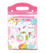 Load image into Gallery viewer, Unicorn Land Sticker Activity Tote
