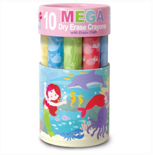 Load image into Gallery viewer, Magical Mermaids Dry Erase Mega Crayons
