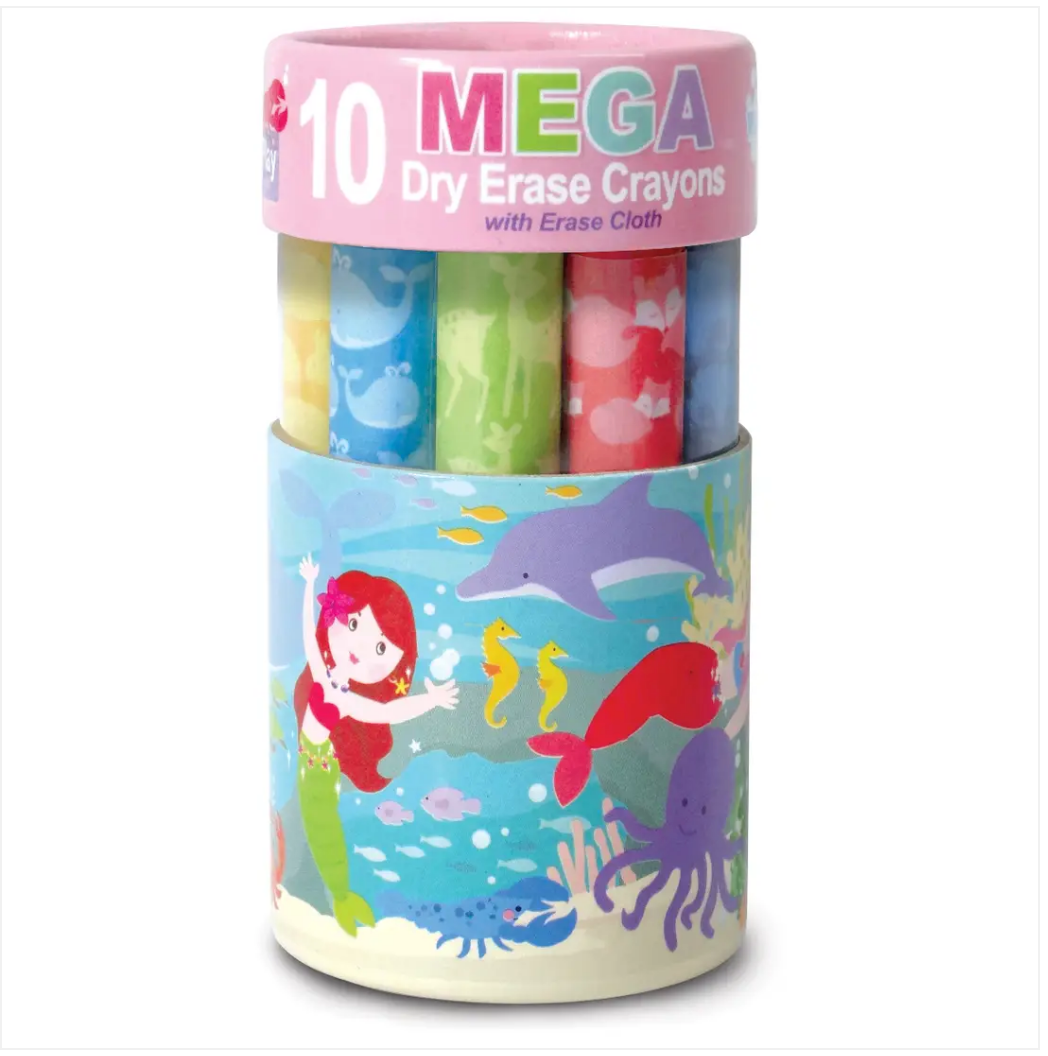 Magical Mermaids Dry Erase Mega Crayons