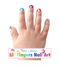 Load image into Gallery viewer, Lil&#39; Fingers Nail Art- Unicorn Fantasy
