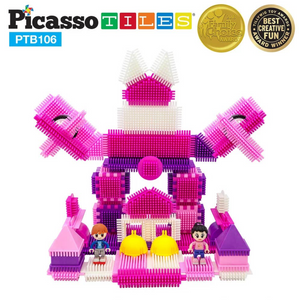 106 Pink Castle Bristle Shape Blocks