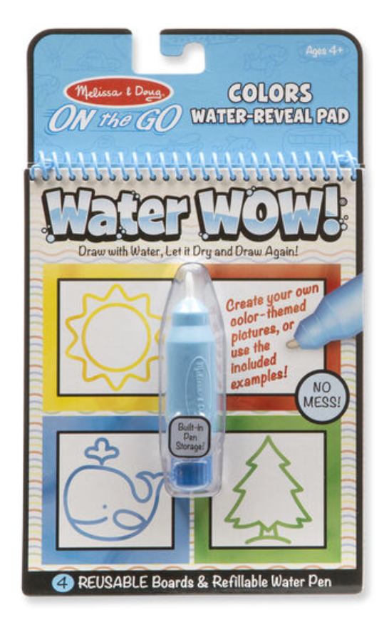 Water Wow! Colors & Shapes- On the Go Travel Activity