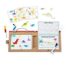 Load image into Gallery viewer, Natural Play: Play, Draw, Create Reusable Drawing &amp; Magnet Kit - Dinosaurs
