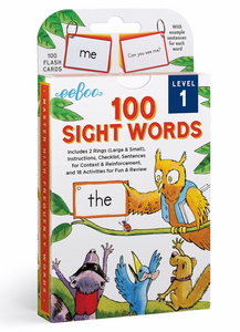 100 Sight Words Level 1 Literacy Flash Cards