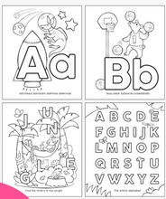 Load image into Gallery viewer, abc: amazing animals toddler coloring book
