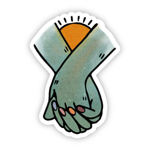 Big Moods - Holding Hands Sticker