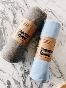 Essence of Life Organics - UNpaper Towels, set of 12 reusable cotton cloths