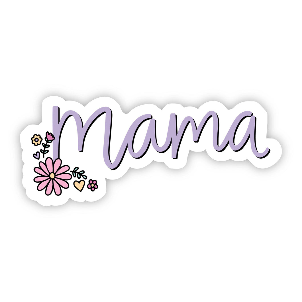 Big Moods - Mama Purple Floral Sticker