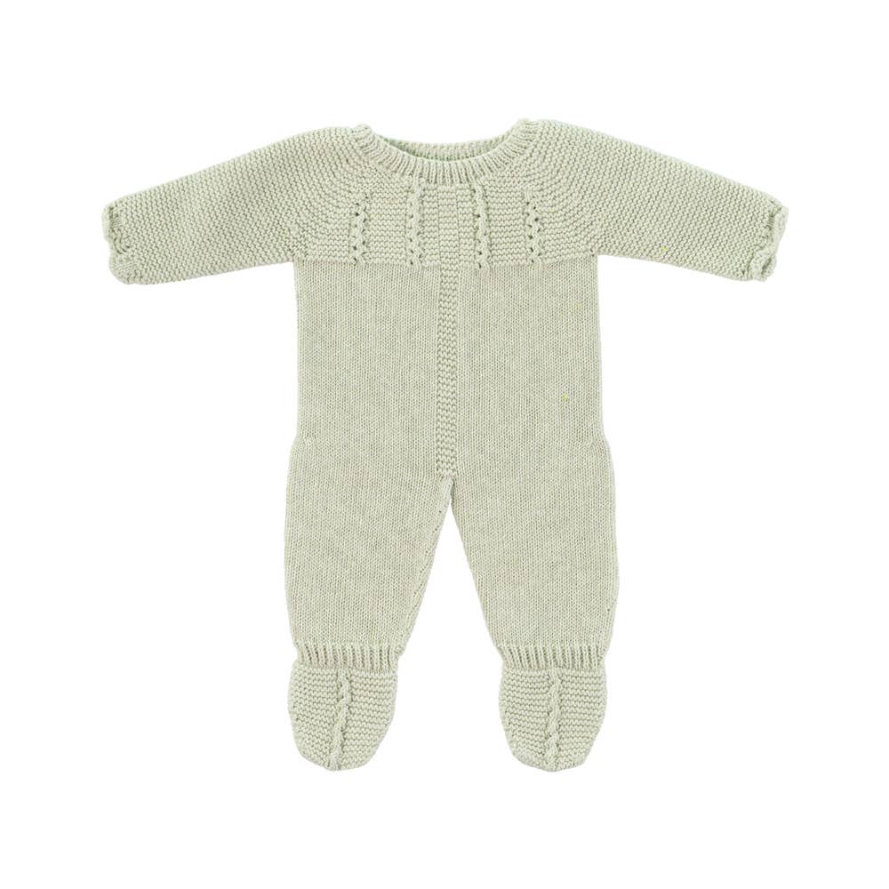 Miniland - Knitted Pajamas 15 3/4'' - Green