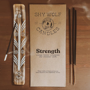 Shy Wolf Candles - Strength Incense