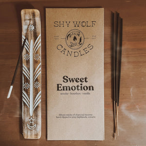 Shy Wolf Candles - Sweet Emotion Incense