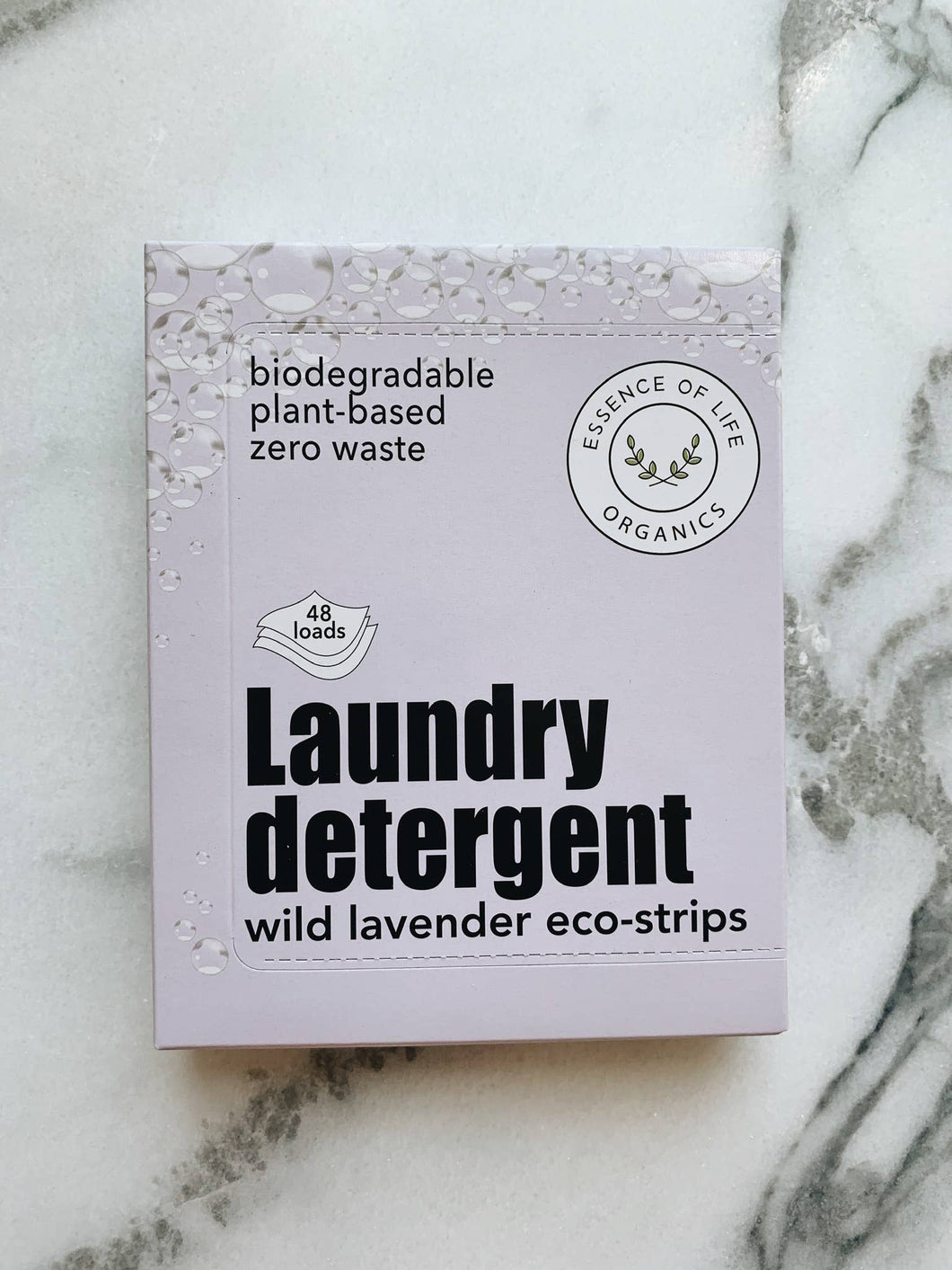 Essence of Life Organics - Zero Waste Laundry Detergent Strips, wild lavender
