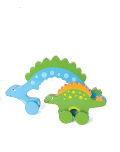 Stego Mommy and Baby Push Toys