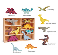 Load image into Gallery viewer, Tender Leaf wooden dinosaurs
